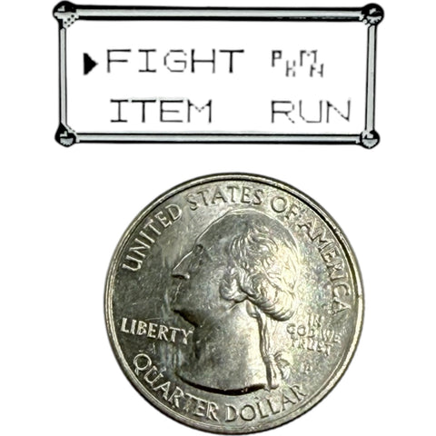 Pokémon Inspired Fight Item Run Gamer Enamel Pin