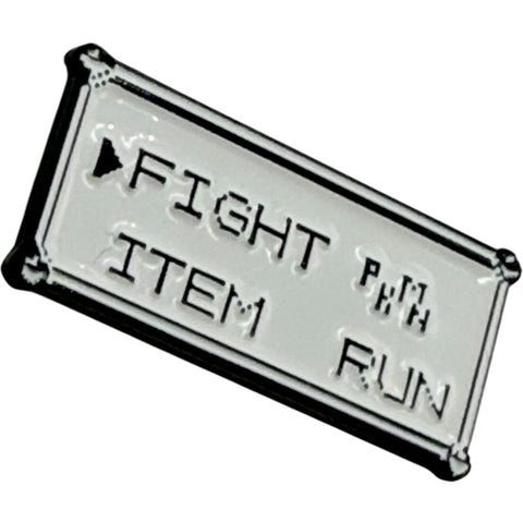 Pokémon Inspired Fight Item Run Gamer Enamel Pin