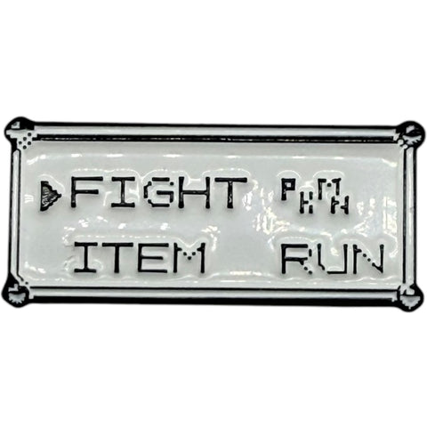 Pokémon Inspired Fight Item Run Gamer Enamel Pin