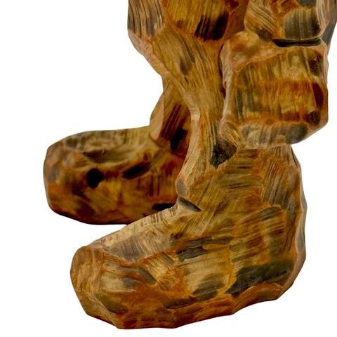 No Strings On Me Faux Wood Art Toy