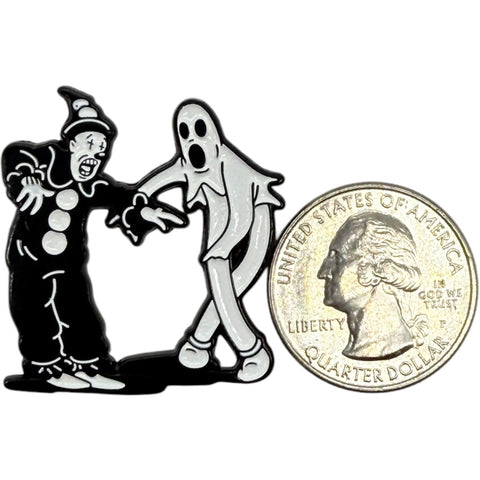 Clown Ghost Enamel Pin