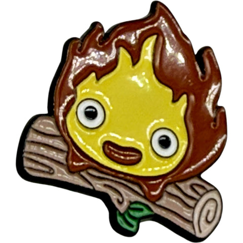Calcifer Enamel Pin Howls Moving Castle