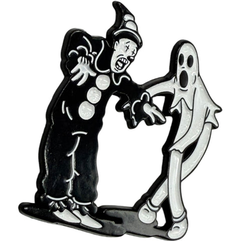 Clown Ghost Enamel Pin