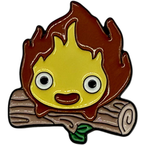 Calcifer Enamel Pin Howls Moving Castle