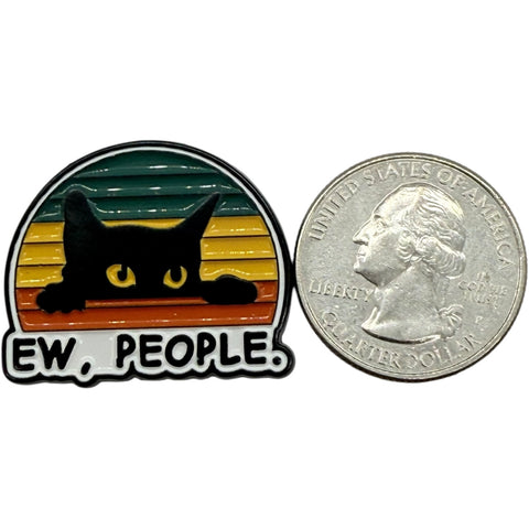 Ew People Cat Enamel Pin
