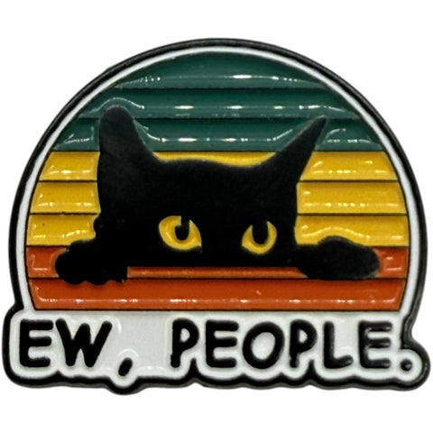 Ew People Cat Enamel Pin
