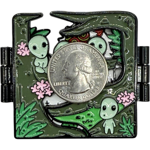 Princess Mononoke Hinged Enamel Pin