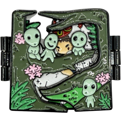 Princess Mononoke Hinged Enamel Pin