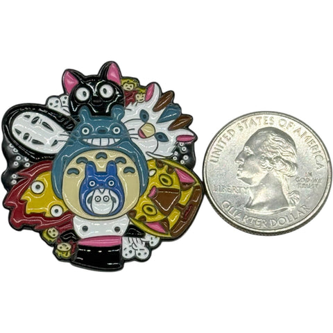 Studio Ghibli Characters Enamel Pin