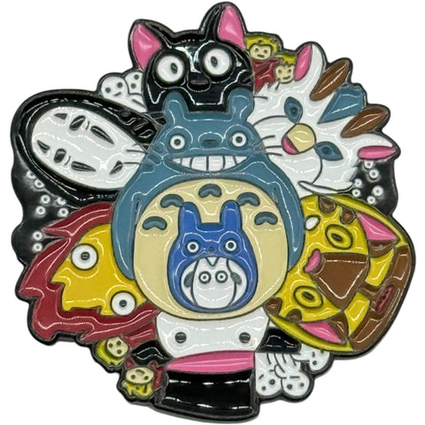 Studio Ghibli Characters Enamel Pin