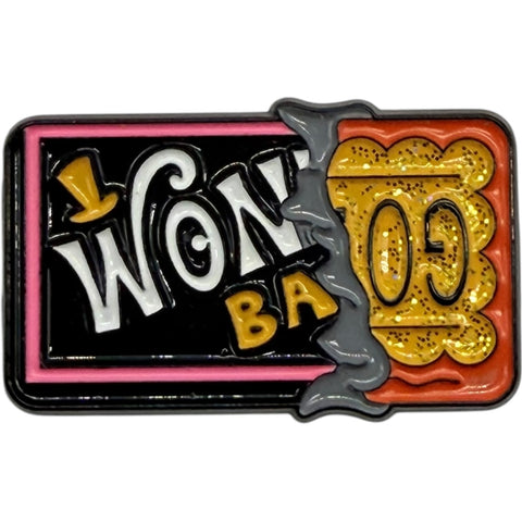 Willy Wonka Golden Ticket Enamel Pin
