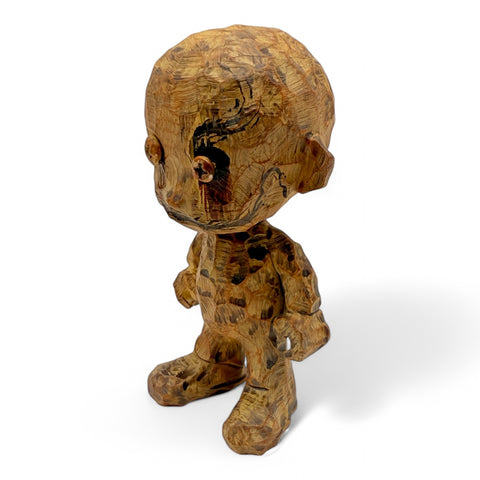 No Strings On Me Faux Wood Art Toy