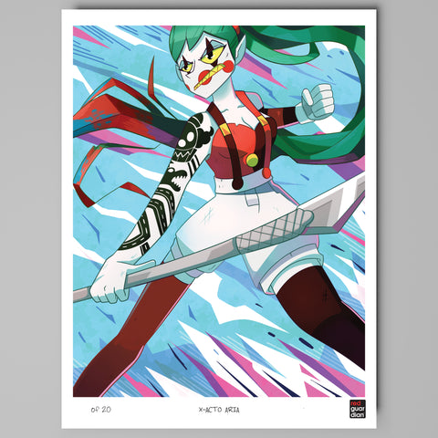 1st Battle - 8.5" x 11" Limited Numbered Print