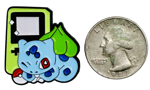 Bulbasaur Pokemon Gameboy Hugz Enamel Pin