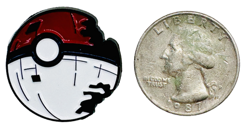 Pokeball Death Star Enamel Pin