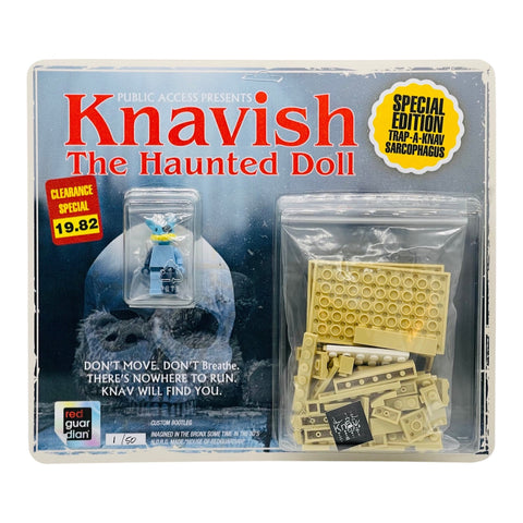 RedGuardian Knavish The Haunted Doll special edition bootleg minifigure and building bricks kit. Limited edition 50pcs.