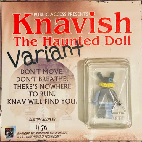 RedGuardian Knavish The Haunted Doll Variant custom bootleg minifigure, hand-painted resin head, custom body, limited edition 1/50.
