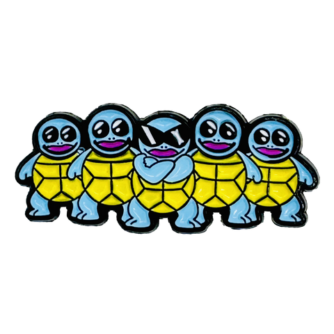 The Squirtle Squad Enamel Pin