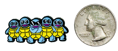 The Squirtle Squad Enamel Pin
