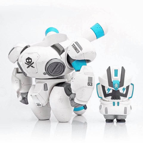 NANO TEQ NUTBUSTER GHOST WHITE By Quiccs x Devil Toys