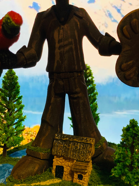 Bob Ross : Happy Trees Model - RedGuardian Art & Toys