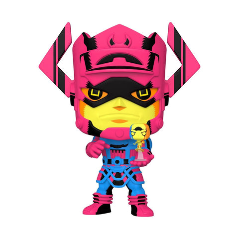 Marvel Galactus with Silver Surfer Black Light Version Jumbo 10-Inch Pop! Vinyl Figure – Previews Exclusive