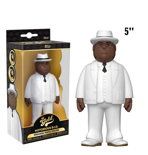 Funko Vinyl Gold: Biggie Smalls - White Suit 5" Multicolor Standard