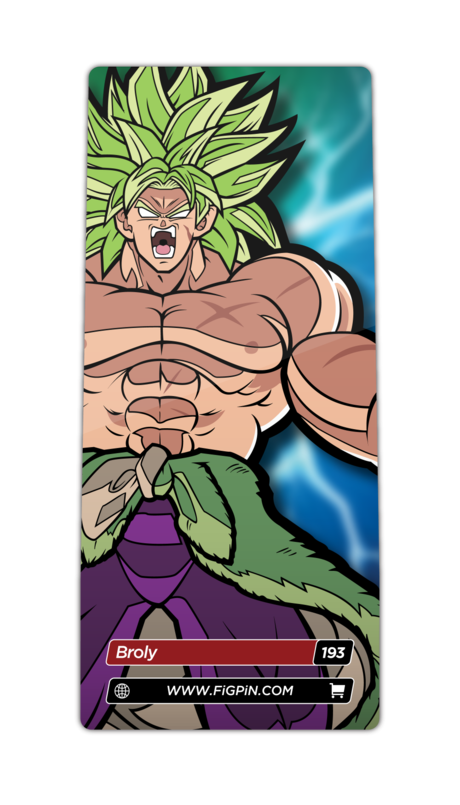 Dragon Ball Super Broly Movie Broly #193 FiGPiN Enamel Pin - RedGuardian Art & Toys