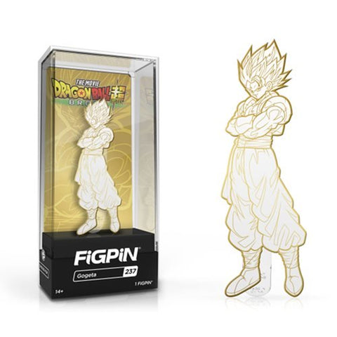 DB Super: Broly Gogeta (#237) White & Gold Deco FiGPiN Enamel Pin - RedGuardian Art & Toys
