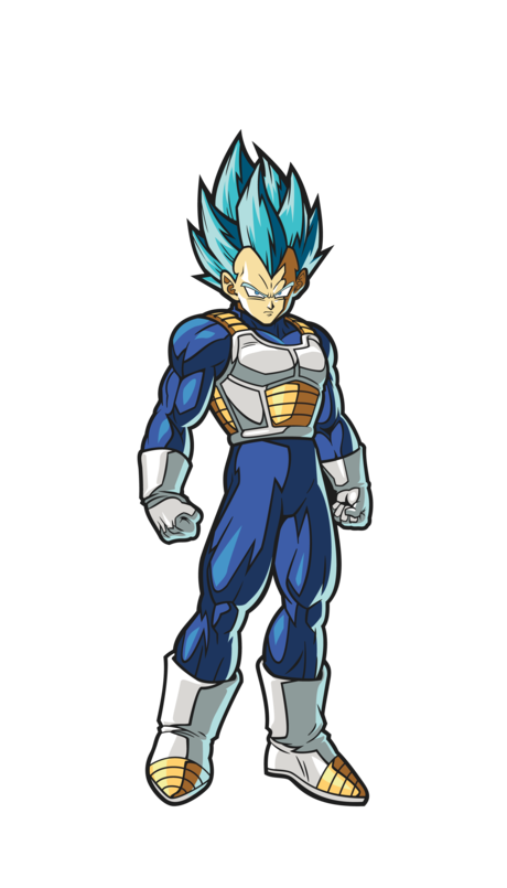 Dragon Ball FighterZ Super Saiyan God Super Saiyan Vegeta #117 FiGPiN Enamel Pin - RedGuardian Art & Toys