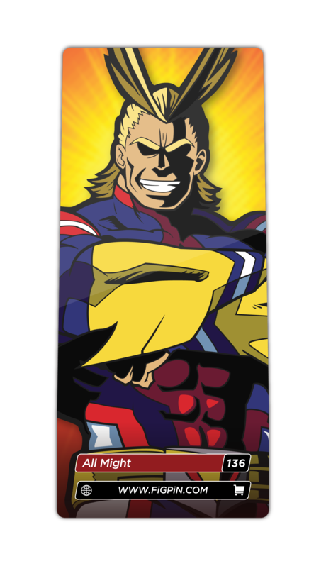 My Hero Academia All Might #136 FiGPiN Enamel Pin - RedGuardian Art & Toys