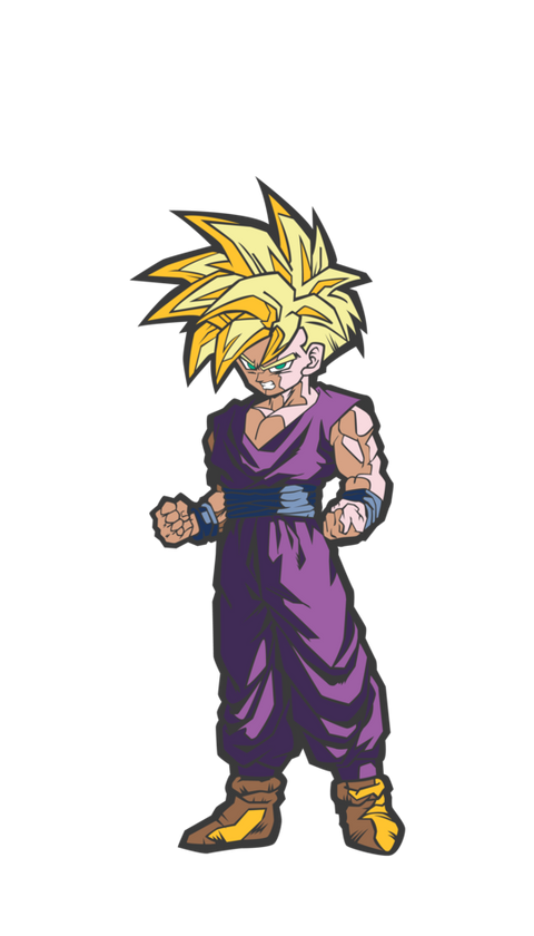 Dragon Ball Super Saiyan Gohan #24 FiGPiN Enamel Pin - RedGuardian Art & Toys