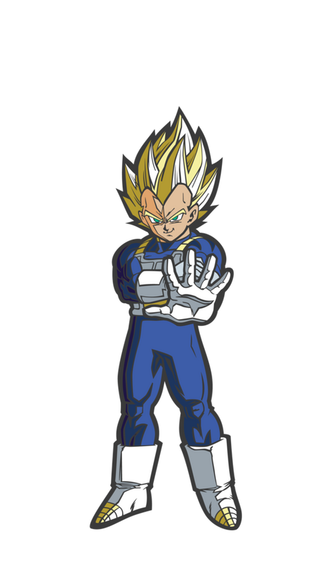 Dragon Ball Super Saiyan Vegeta #25 FiGPiN Enamel Pin - RedGuardian Art & Toys