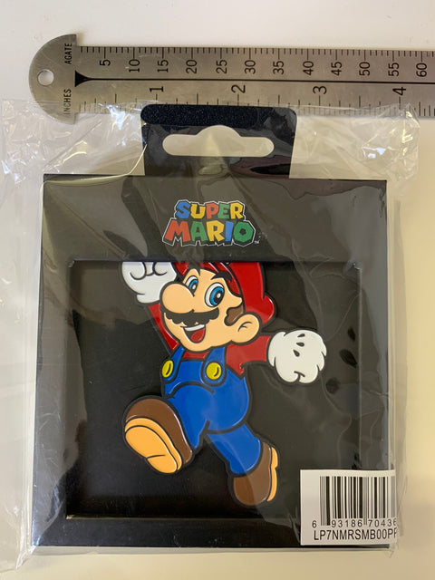 Super Mario Bros. Mario 3-Inch Lapel Pin - RedGuardian Art & Toys