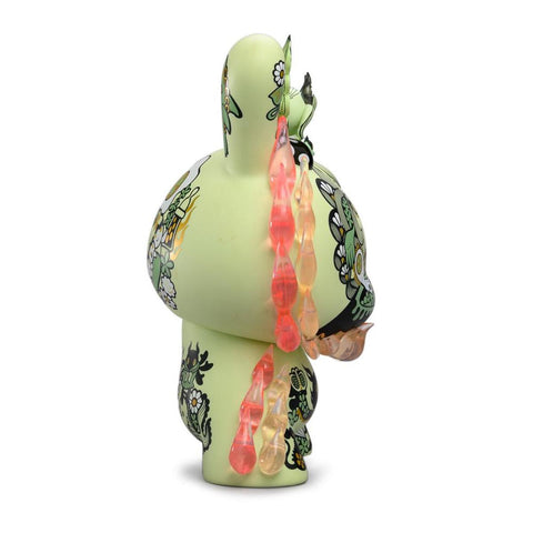 Kidrobot La Flamme by Junko Mizuno 8-Inch Green Dunny Vinyl Figure - RedGuardian Art & Toys
