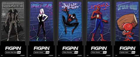 Spider-Man: Into the Spider-Verse FiGPiN Collection at NYCC - RedGuardian Art & Toys