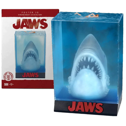 Official Jaws 3D Poster Diorama Statue