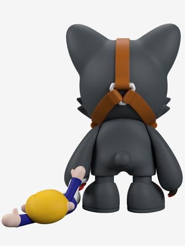 Gloomy in Black SuperJanky by Mori Chack - RedGuardian Art & Toys