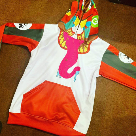 RedGuardian Clowning Around Pullover Hoodies - Cut & Sew Limited Edition - RedGuardian Art & Toys