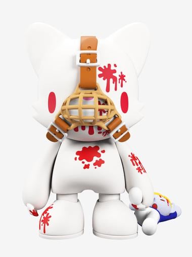 Gloomy in White SuperJanky by Mori Chack - RedGuardian Art & Toys