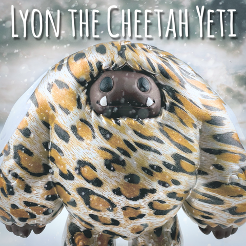 Lyon the Cheetah Yeti : Chomp 1/1 Custom || Raffle