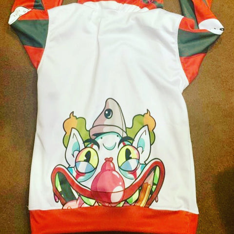 RedGuardian Clowning Around Pullover Hoodies - Cut & Sew Limited Edition - RedGuardian Art & Toys