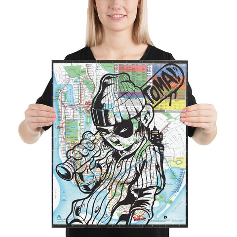 Bodega Blade : Dega Baseball Furies LE Signed Print - RedGuardian Art & Toys