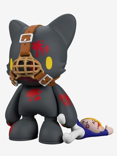 Gloomy in Black SuperJanky by Mori Chack - RedGuardian Art & Toys