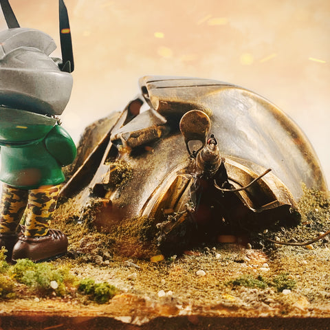 Land of the Titans - Custom Art Piece - RedGuardian Art & Toys