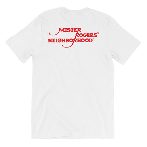Mister Rogers "Hello Neighbor" Short-Sleeve Unisex T-Shirt - RedGuardian Art & Toys