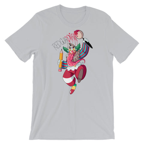 Dancing Clown Short-Sleeve Unisex T-Shirt - RedGuardian Art & Toys