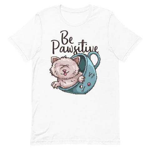 Be Pawsitive Short-Sleeve Unisex T-Shirt