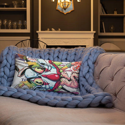USPS Slap Premium Pillow - RedGuardian Art & Toys