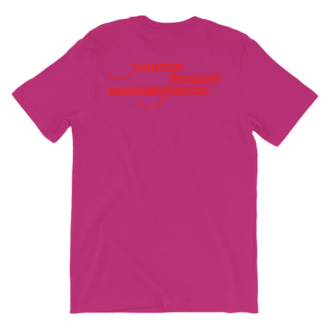 Mister Rogers "Hello Neighbor" Short-Sleeve Unisex T-Shirt - RedGuardian Art & Toys